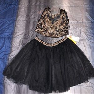 Two piece Homecoming/prom dress